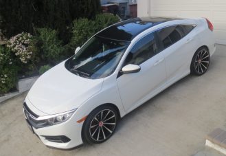 Dán nóc đen cho xe Honda Civic 2018