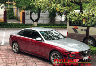 Dán nóc xe Vinfast LUX A2.0 kiểu Maybach