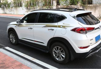 Dán tem trang trí cho xe Hyundai Tucson đẳng cấp