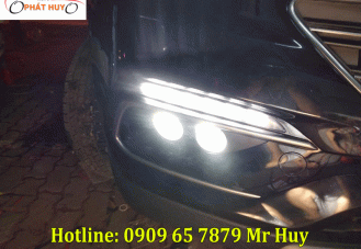 Độ đèn bi gầm cho xe Hyundai Santafe