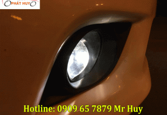 Độ đèn bi gầm cho xe Nissan Sunny 2018