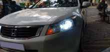 Độ đèn bi xenon cho xe Honda Accord