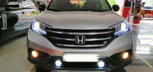 Độ đèn bi xenon cho xe Honda CRV