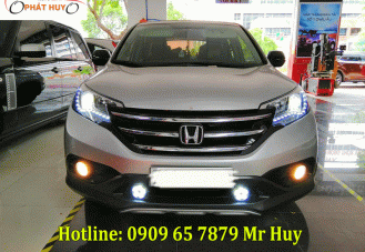 Độ đèn bi xenon cho xe Honda CRV