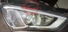 Độ đèn bi xenon cho xe Hyundai Santafe