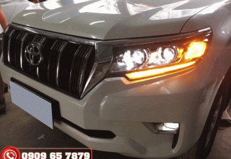 Độ đèn Led bi xenon cho xe Toyota Prado