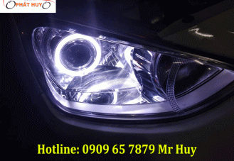 Độ đèn led,vòng angel eyes cho Hyundai i10