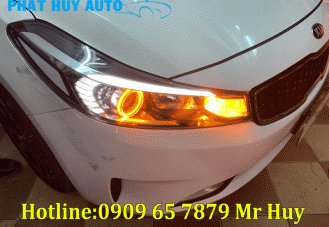 Độ đèn led,vòng angel eyes cho xe Kia Cerato