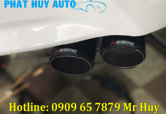 Độ pô akrapovic cho xe Toyota Altis 2018