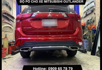 Độ Pô Chính Hãng cho Xe Mitsubishi Outlander