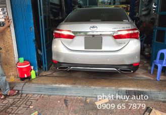 Độ pô cho xe Toyota Altis 2019