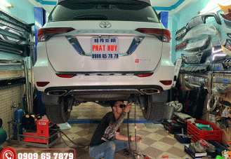 Độ pô cho xe Toyota Fortuner