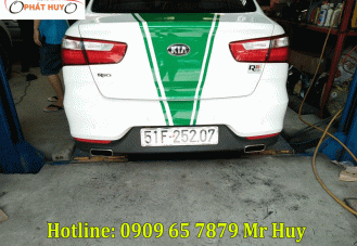 Độ pô đuôi pô cho xe Kia Rio