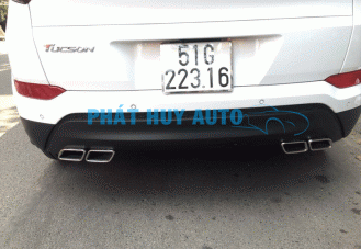 Độ pô giá rẻ cho xe Hyundai Tucson tại tphcm