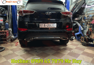 Độ pô Hyundai Tucson kiểu Mercedes