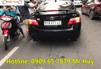 Độ pô thể thao cho xe Toyota Camry