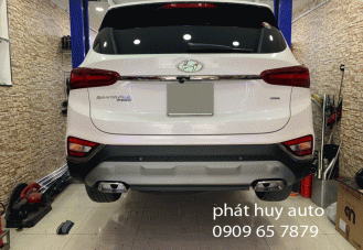 Độ pô xe Santafe 2019