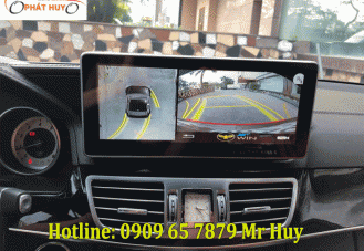 Gắn camera 360 độ cho xe Mercedes E250