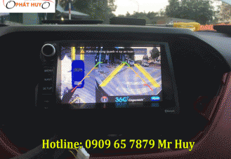 Gắn camera 360 độ panorama xe Hyundai i10 2018