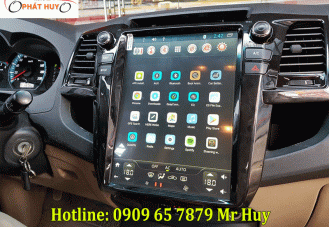 Gắn màn hình dvd cho xe Toyota Fortuner 2019