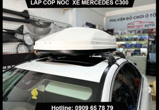 Lắp cốp nóc 400L cho xe Mercedes C300