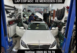 Lắp cốp nóc để đồ xe ô tô Mercedes C200