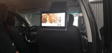 Lắp màn hình gối đầu android xe Toyota Altis