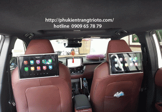 Lắp màn hình gối đầu cho xe Toyota Cross 2021