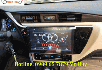 Màn hình dvd android 10 inch xe Toyota Altis