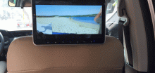 Màn hình gối đầu android xe Fortuner 2019