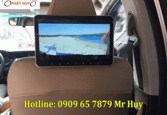 Màn hình gối đầu android xe Fortuner 2019