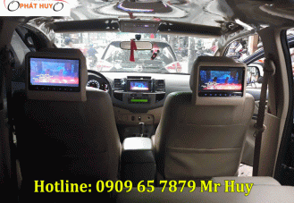 Màn hình gối đầu zin theo xe Fortuner