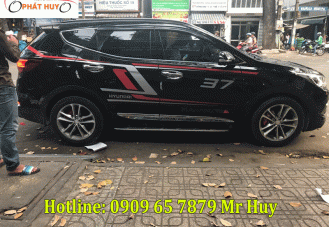 Mẫu tem xe Hyundai Santafe