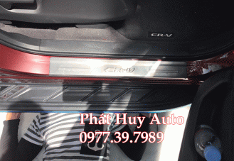 Nẹp bước chân chống trầy Honda CRV 2018 phần sơn