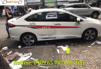 Tem dán sườn cho xe Honda City