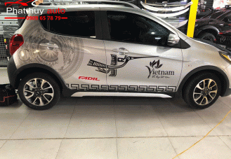 Tem dán sườn xe Vinfast Fadil