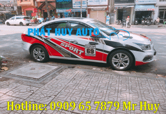 Tem dán trang trí cho xe Chevrolet Cruze