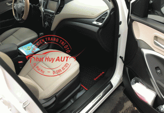 Thảm lót chân cho sàn xe Hyundai Santafe