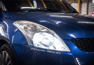 Thay bóng đèn pha led xe Suzuki Swift