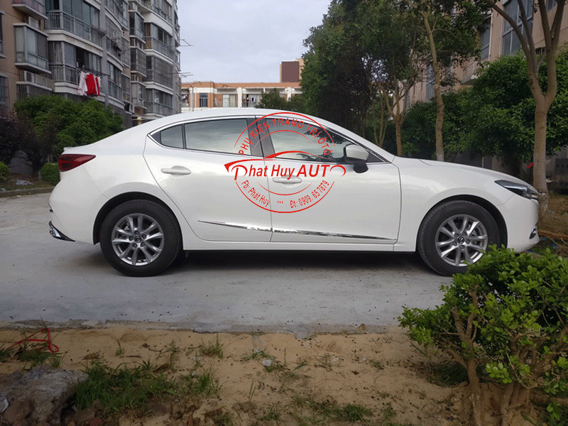 Nẹp hông cho xe ô tô Mazda 3 cao cấp