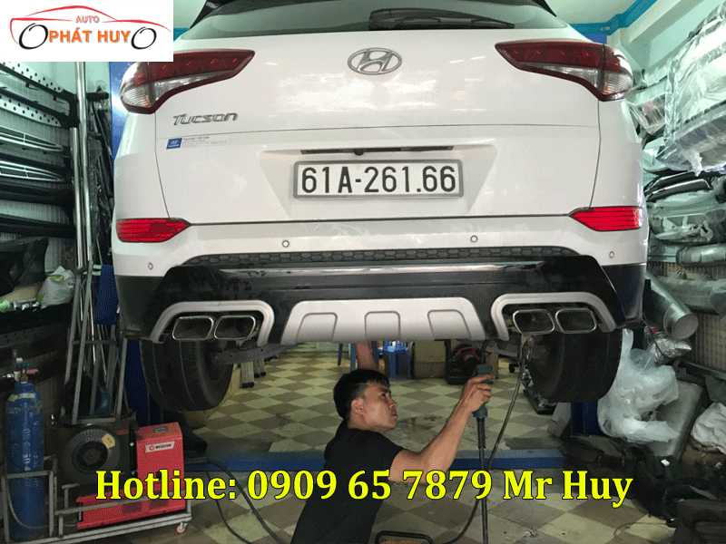 Độ pô xe Hyundai Tucson chính hãng