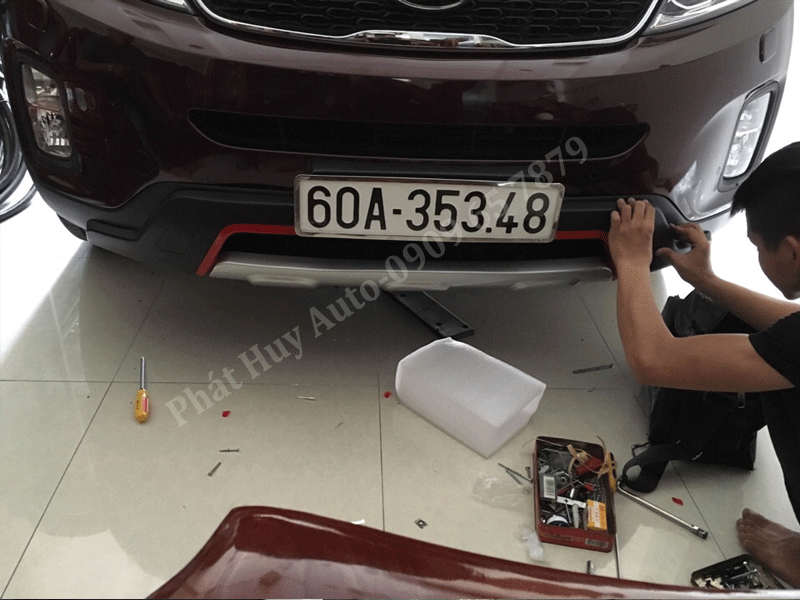 Ốp cản trước,sau cho xe Kia Sorento