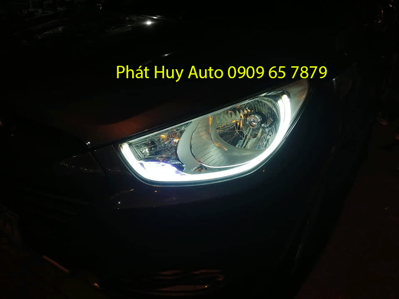 Độ đèn Led Mí xe Hyundai Tucson