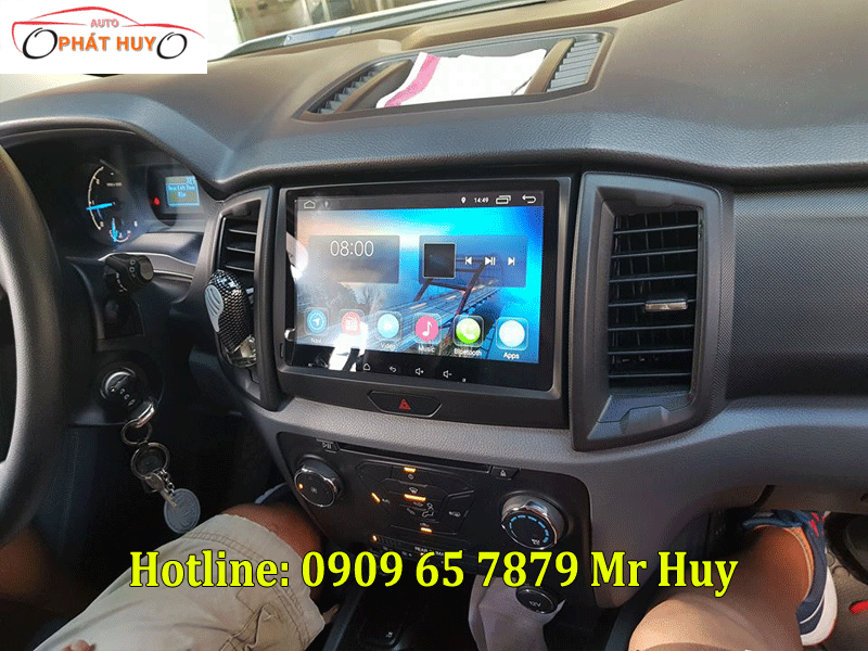 Gắn màn hình dvd android cho Ford Everest