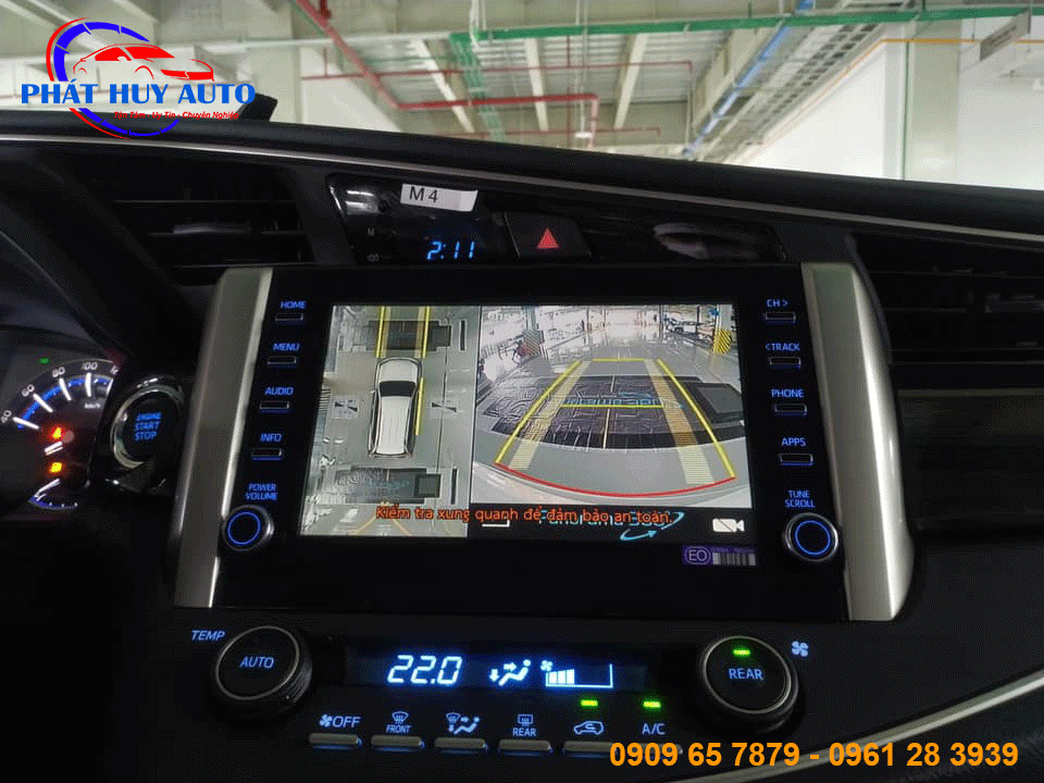 Camera 360 độ chính hãng cho xe Toyota Innova