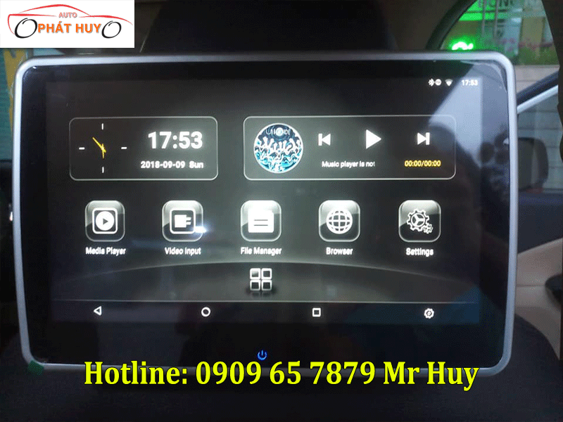 Màn hình gối đầu giá rẻ cho xe Hyundai i10