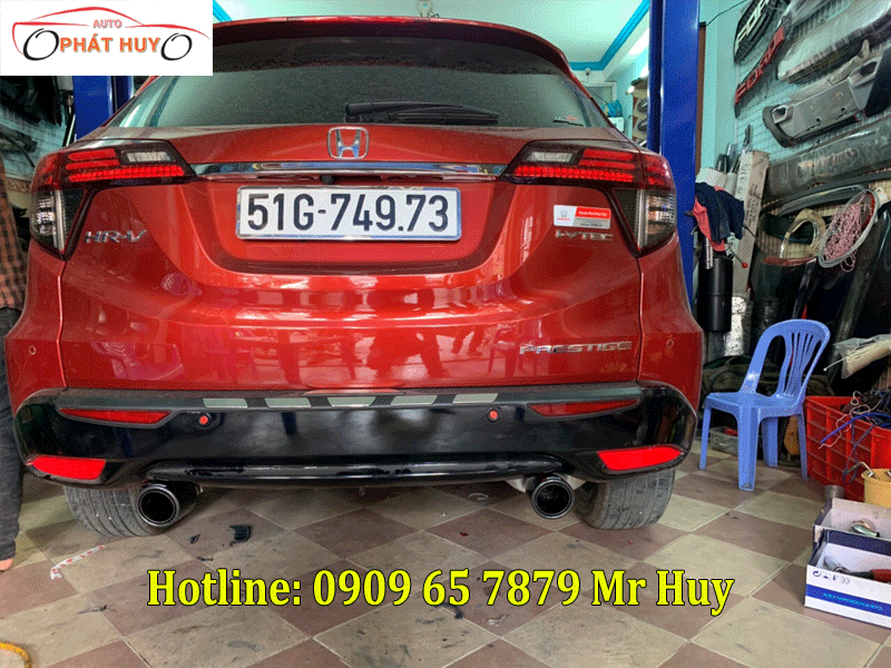 Độ pô nổ on off cho xe Honda HR-V