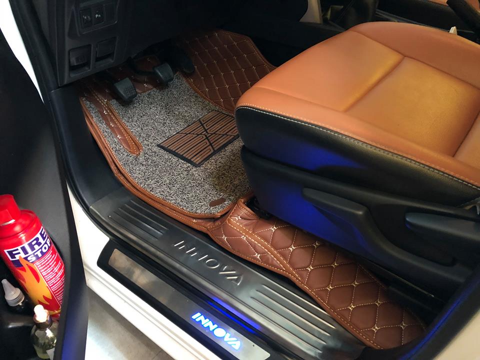 Thảm lót sàn 6D xe Toyota Innova 2019