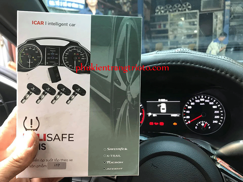 Gắn cảm biến áp suất lốp xe Kia Cerato 2019