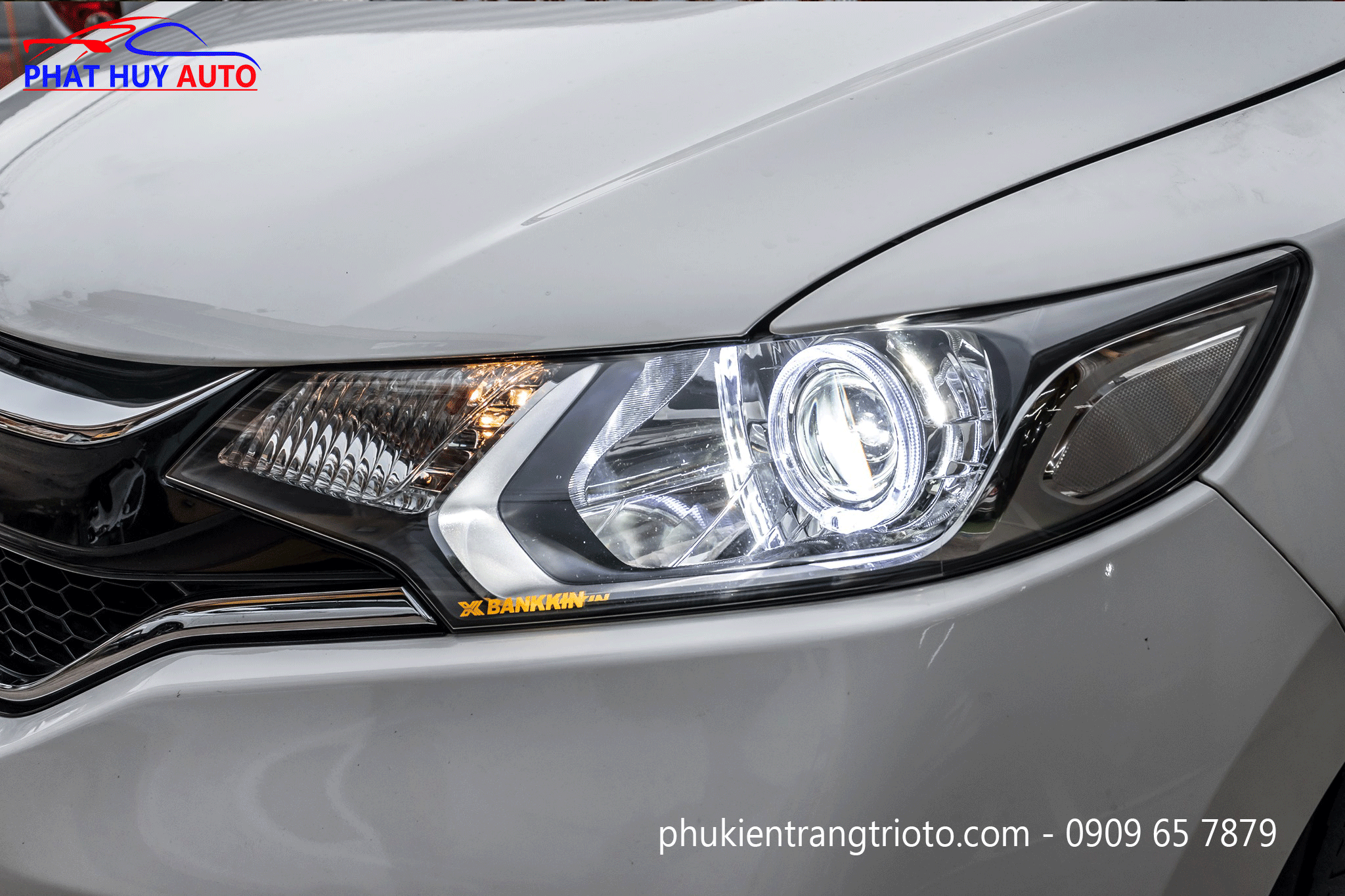 Độ đèn xe Honda Jazz